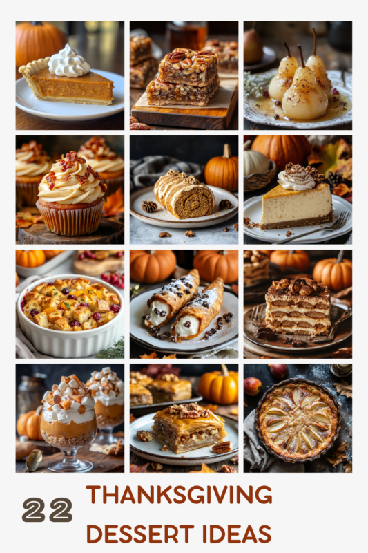 22 Thanksgiving Dessert Ideas
