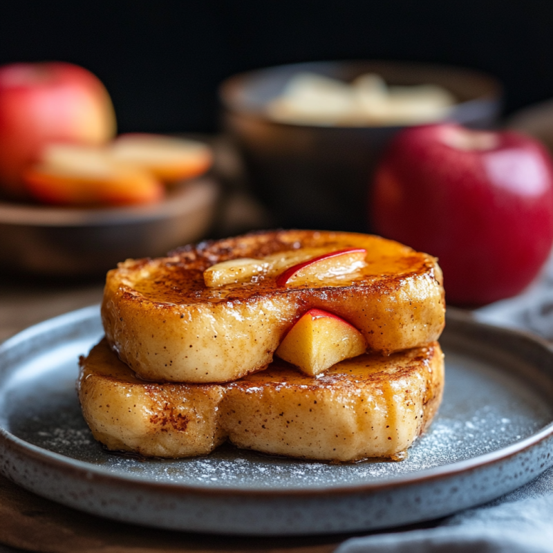 Air Fryer Apple Stuffed French Toast