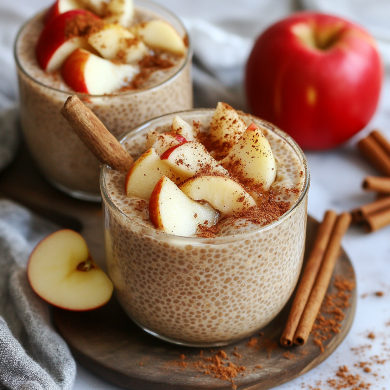Apple Cinnamon Chia Pudding