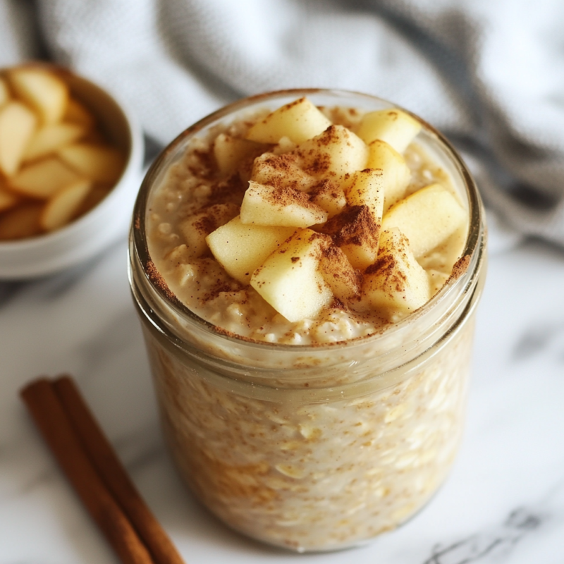 Apple Cinnamon Overnight Oats