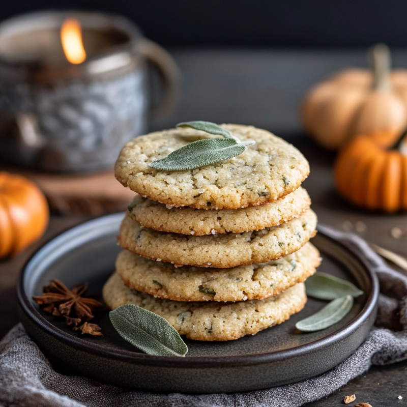 Brown Butter Sage Cookies