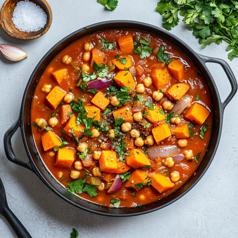 Chickpea and Sweet Potato Stew