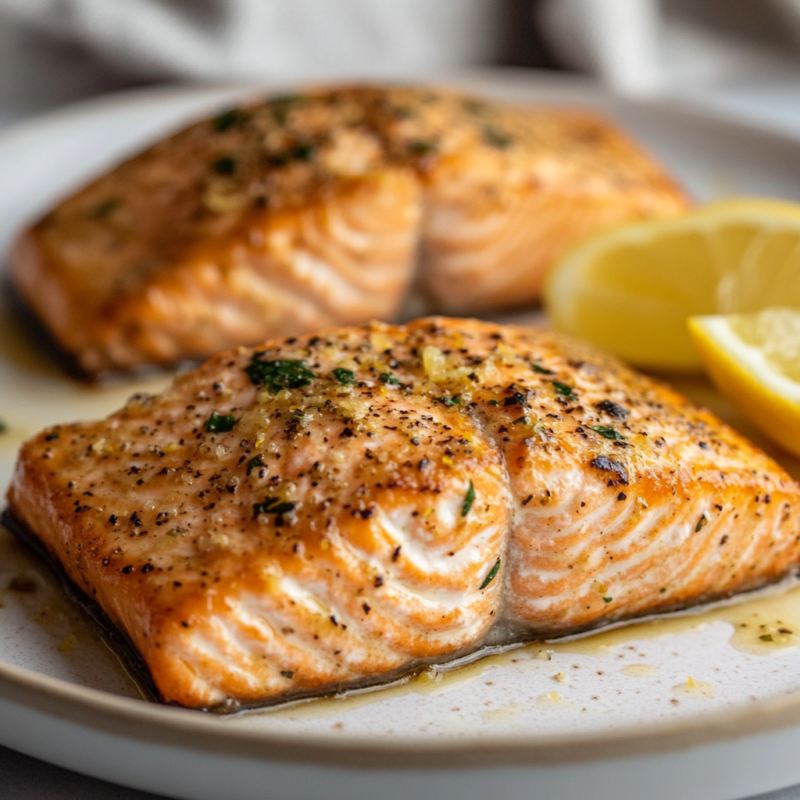 Classic Lemon Garlic Salmon