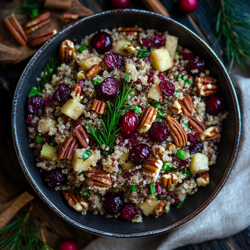 Cranberry-Pecan Quinoa Salad