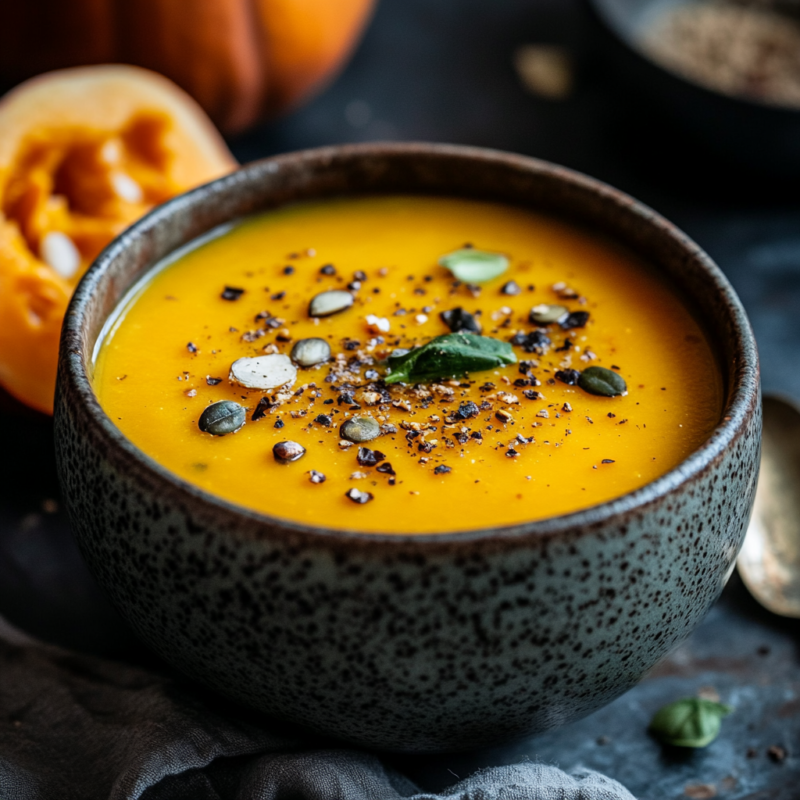 Curried Butternut Squash Soup