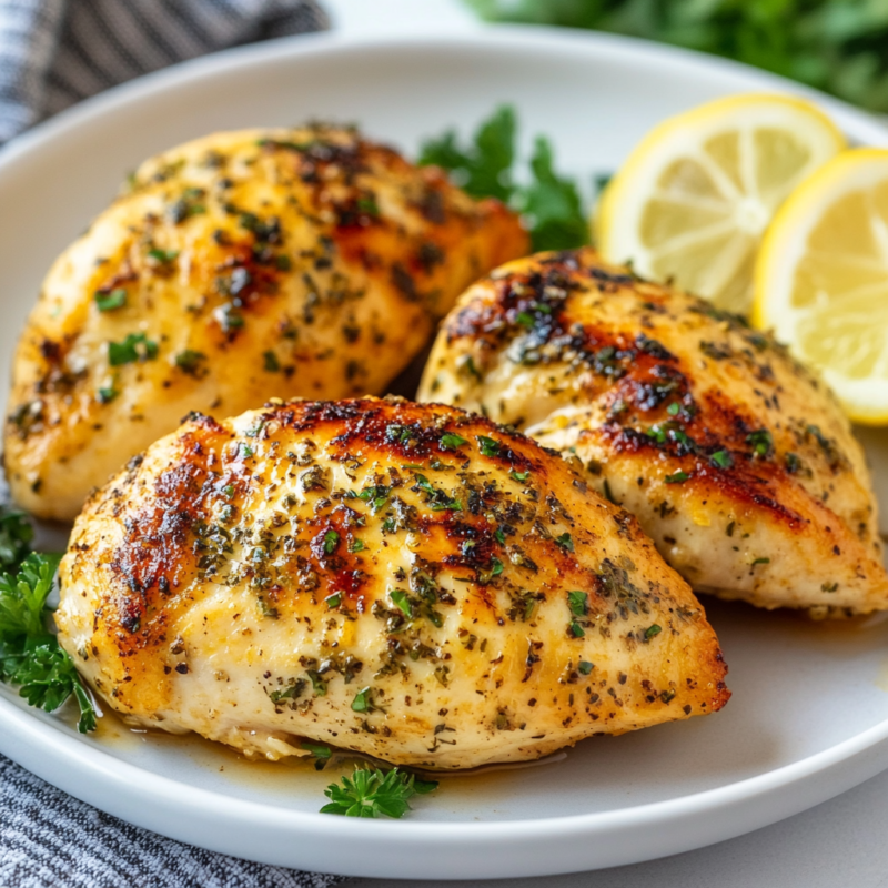 Lemon Herb Air Fryer Chicken Breast