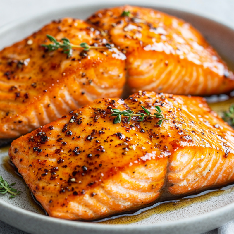 Maple Mustard Salmon