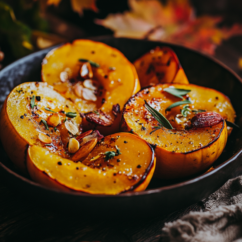 Maple-Roasted Acorn Squash