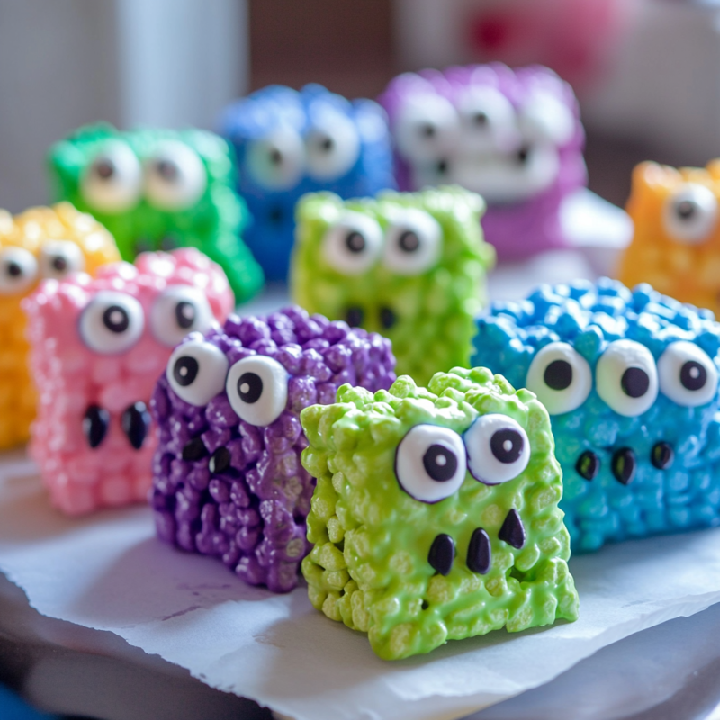 Monster Rice Krispie Treats