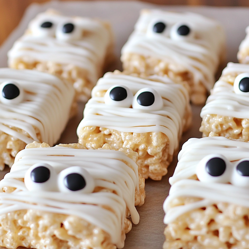 Mummy Rice Krispie Treats