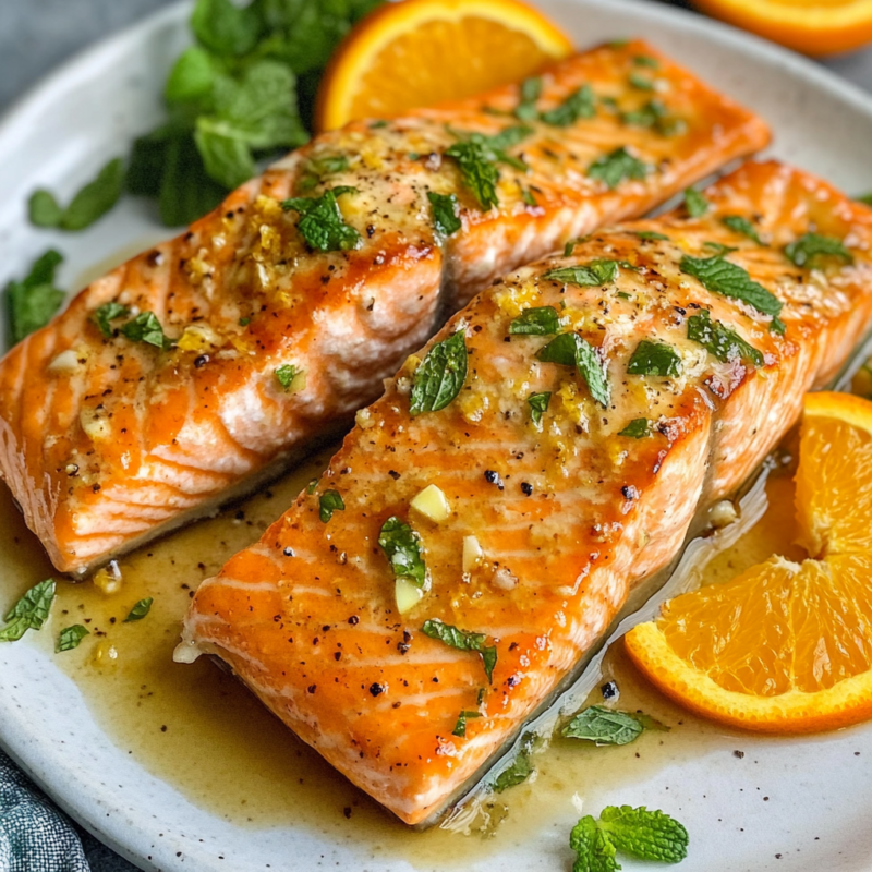 Orange Ginger Salmon