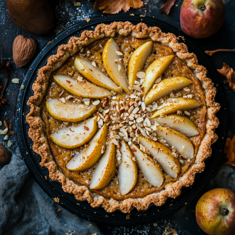 Pear and Almond Tart