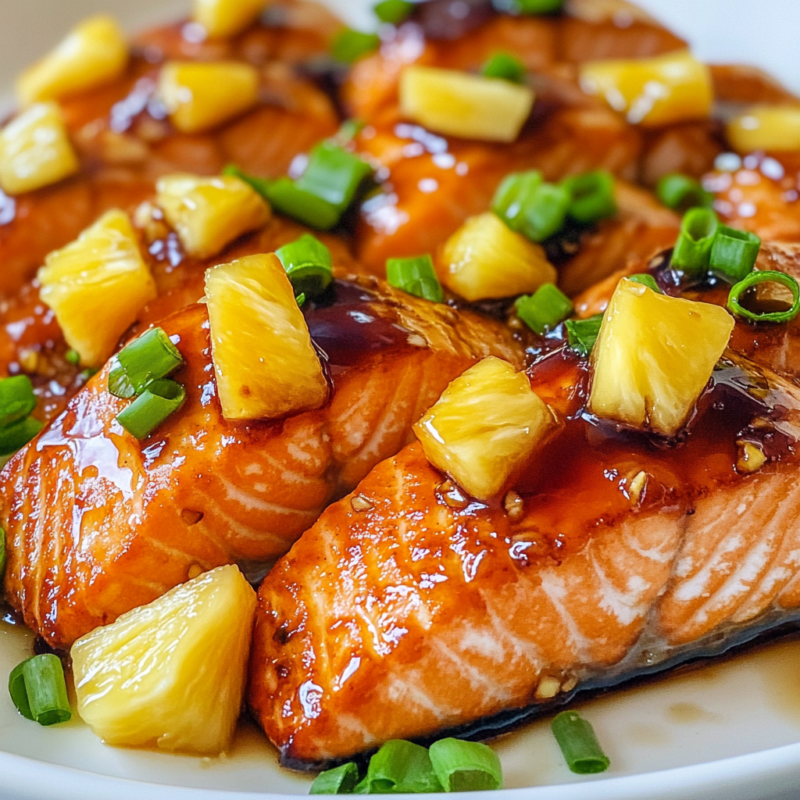 Pineapple Teriyaki Salmon
