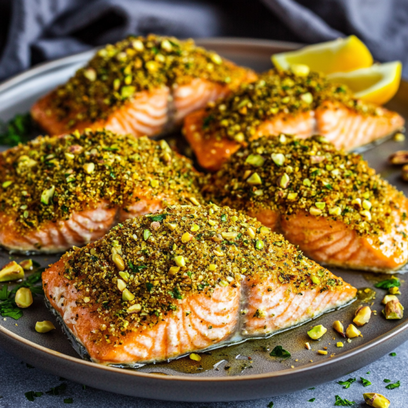 Pistachio-Crusted Salmon