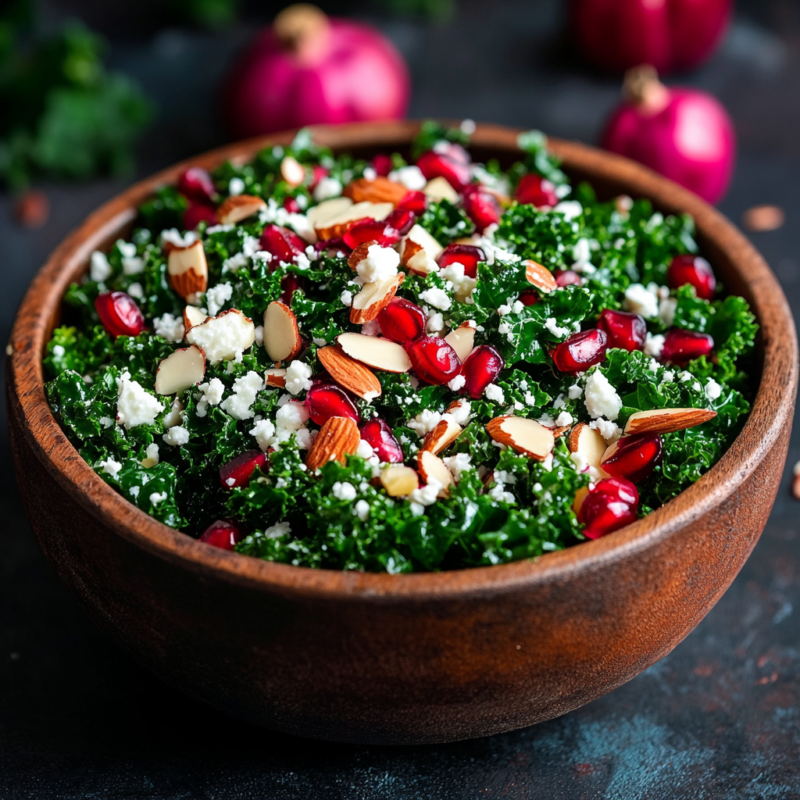 Pomegranate and Kale Salad