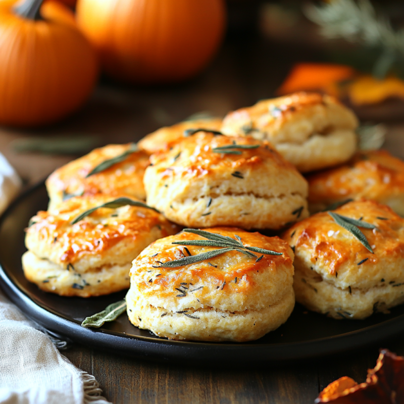 Pumpkin Sage Biscuits