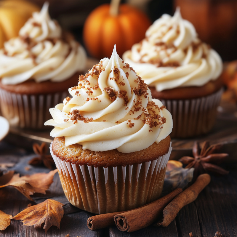 Pumpkin Spice Cupcakes