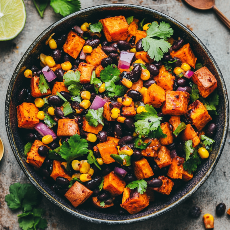 Sweet Potato and Black Bean Salad