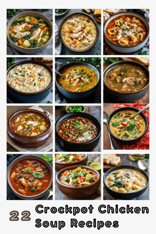 22 Crockpot Chicken Soup Recipes