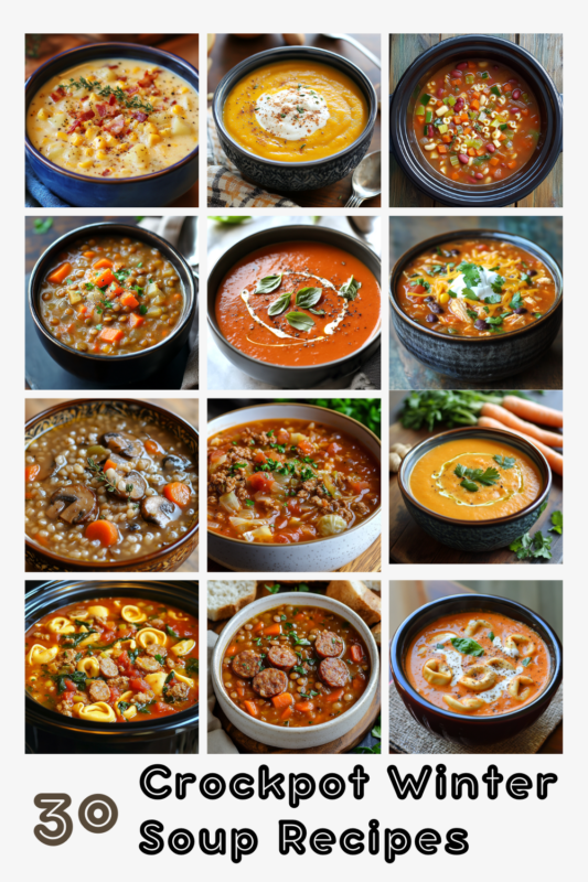 30 Crockpot Winter Soup Recipes