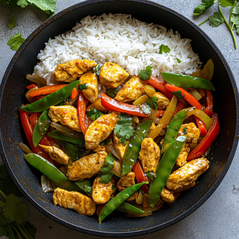 Coconut Curry Chicken Stir Fry