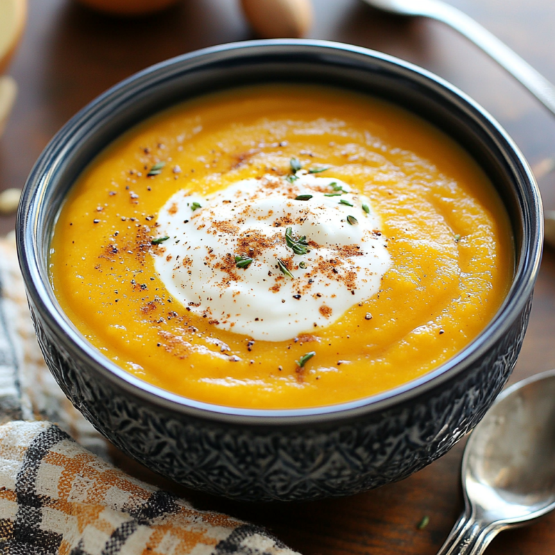 Crockpot Butternut Squash Soup