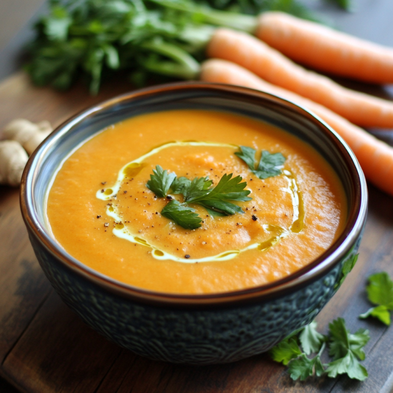 Crockpot Carrot Ginger Soup