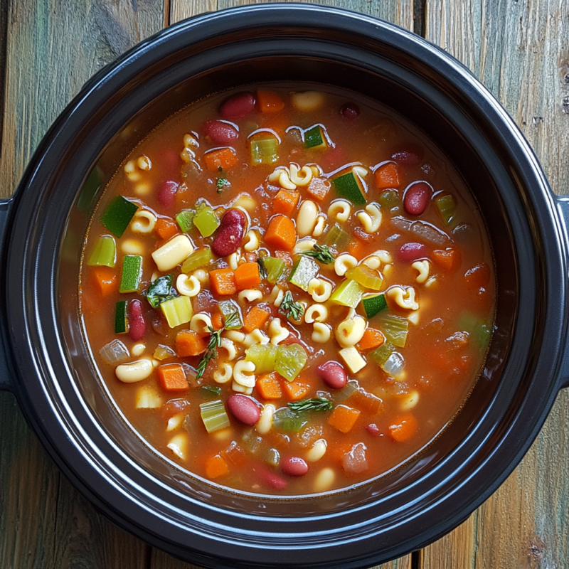 Crockpot Minestrone Soup