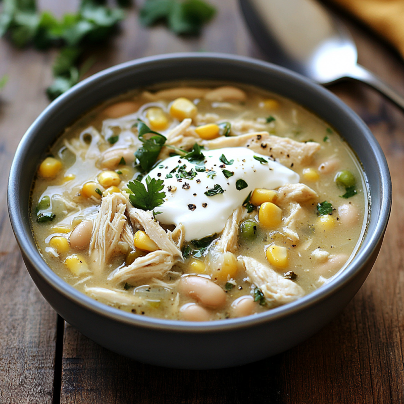 Crockpot White Chicken Chili
