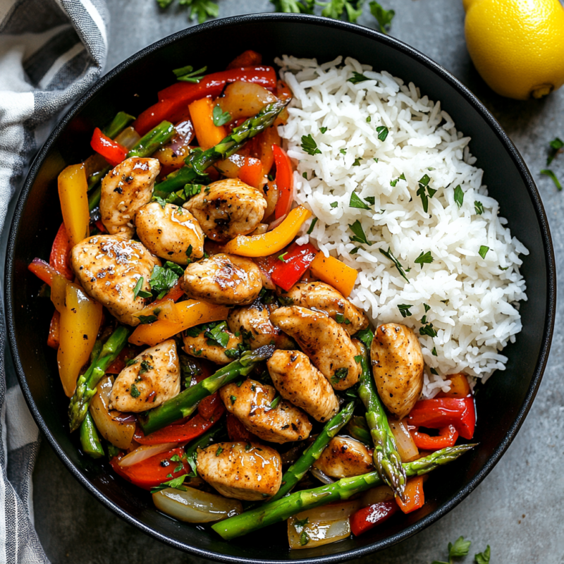 Garlic Butter Chicken Stir Fry