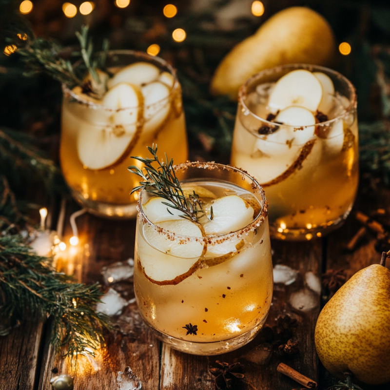 Ginger Pear Mocktail