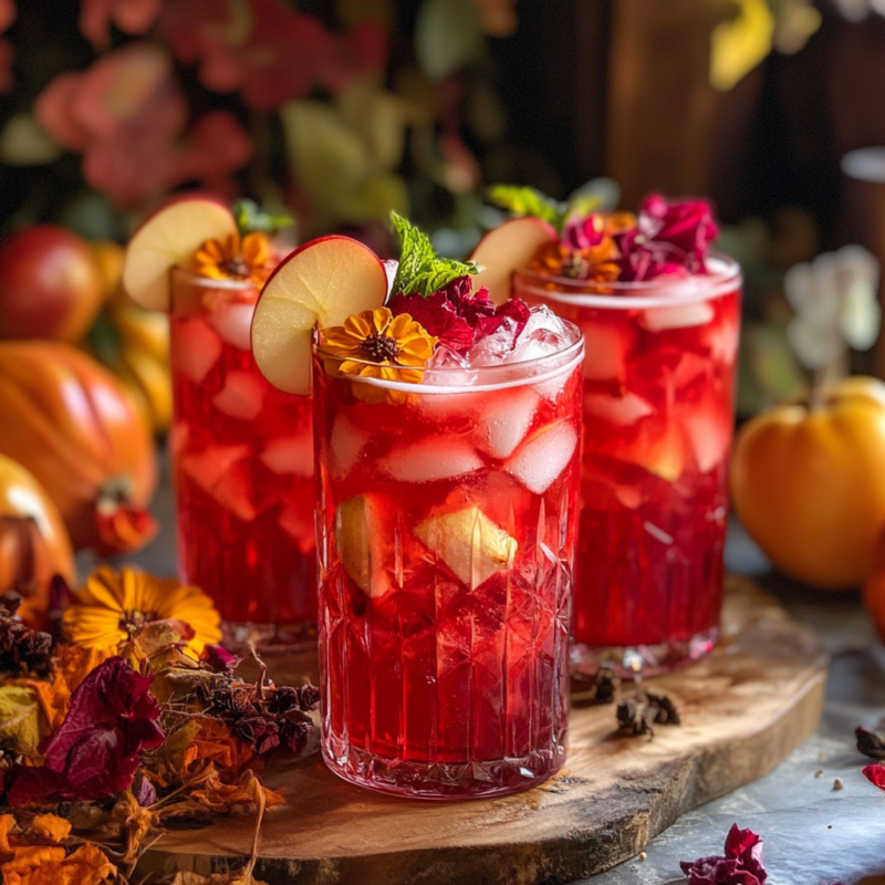 Hibiscus Apple Cooler