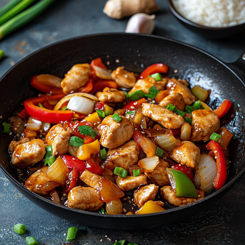 Hoisin Ginger Chicken Stir Fry