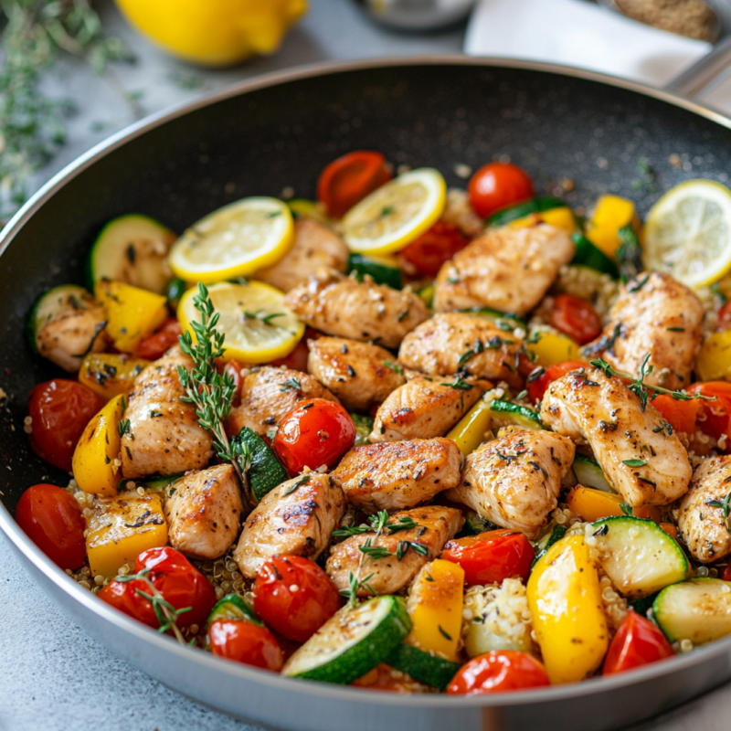 Lemon Herb Chicken Stir Fry