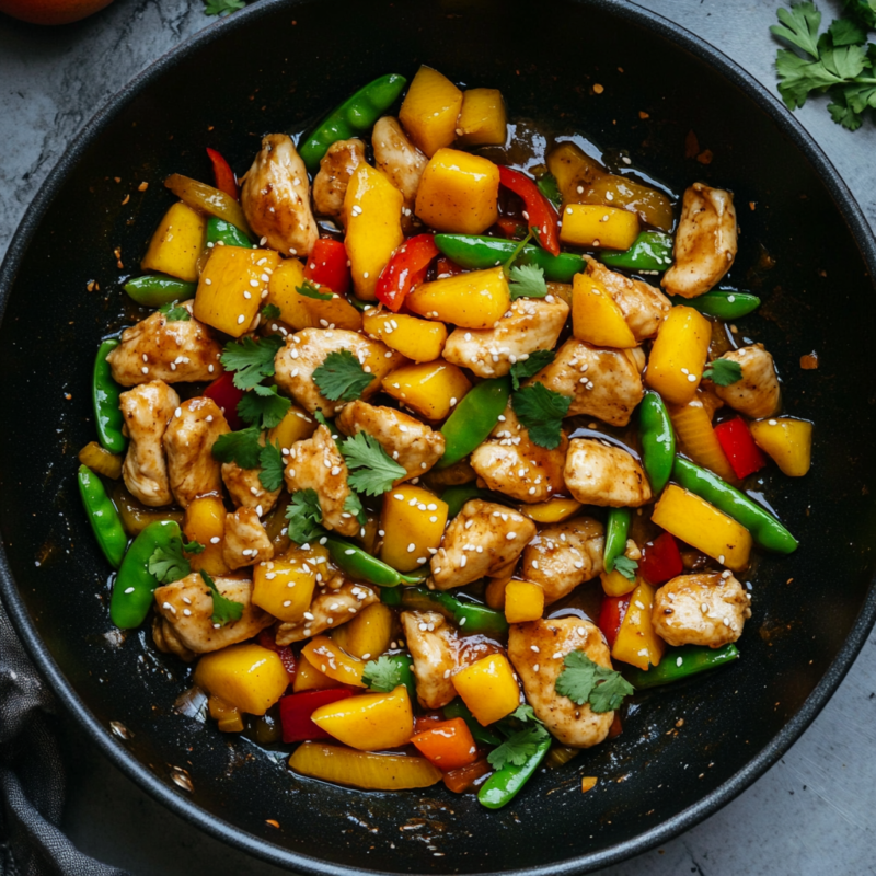 Mango Chicken Stir Fry
