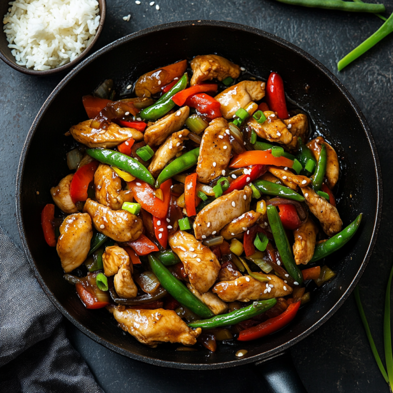 Mongolian Chicken Stir Fry