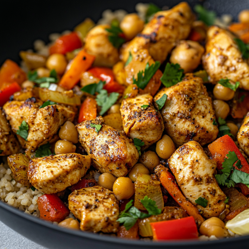 Moroccan Chicken Stir Fry