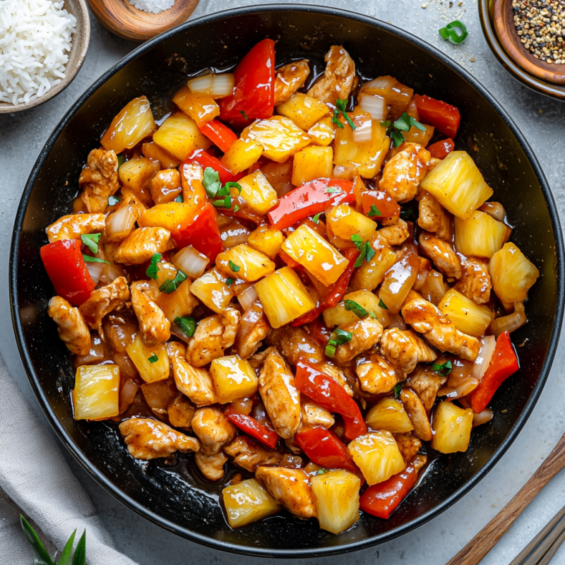 Pineapple Chicken Stir Fry