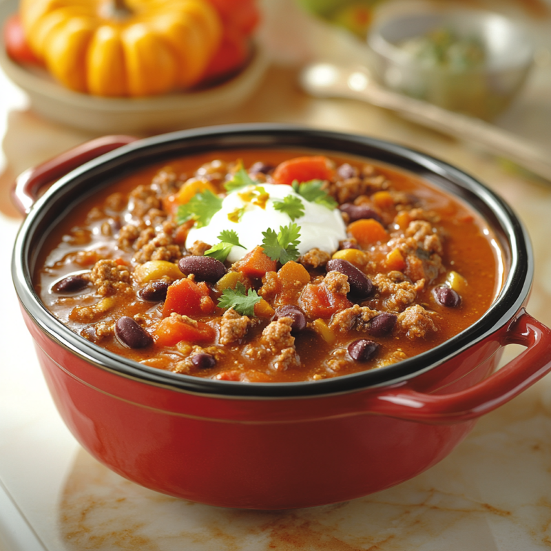 Pumpkin Puree Chili