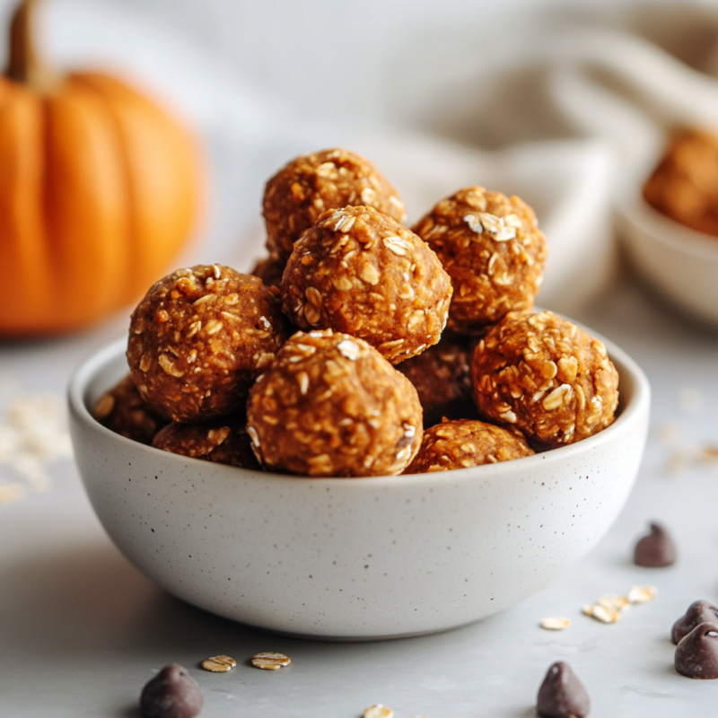 Pumpkin Puree Energy Bites