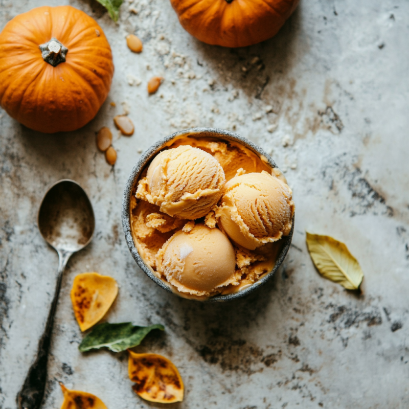 Pumpkin Puree Ice Cream