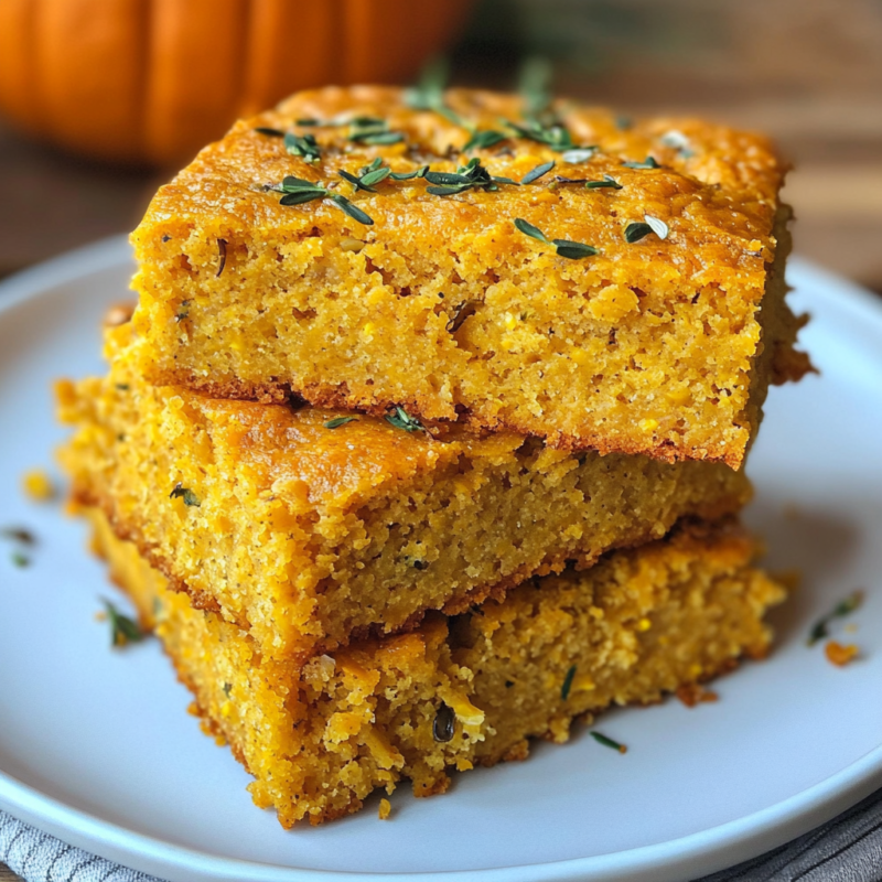 Slow Cooker Pumpkin Cornbread