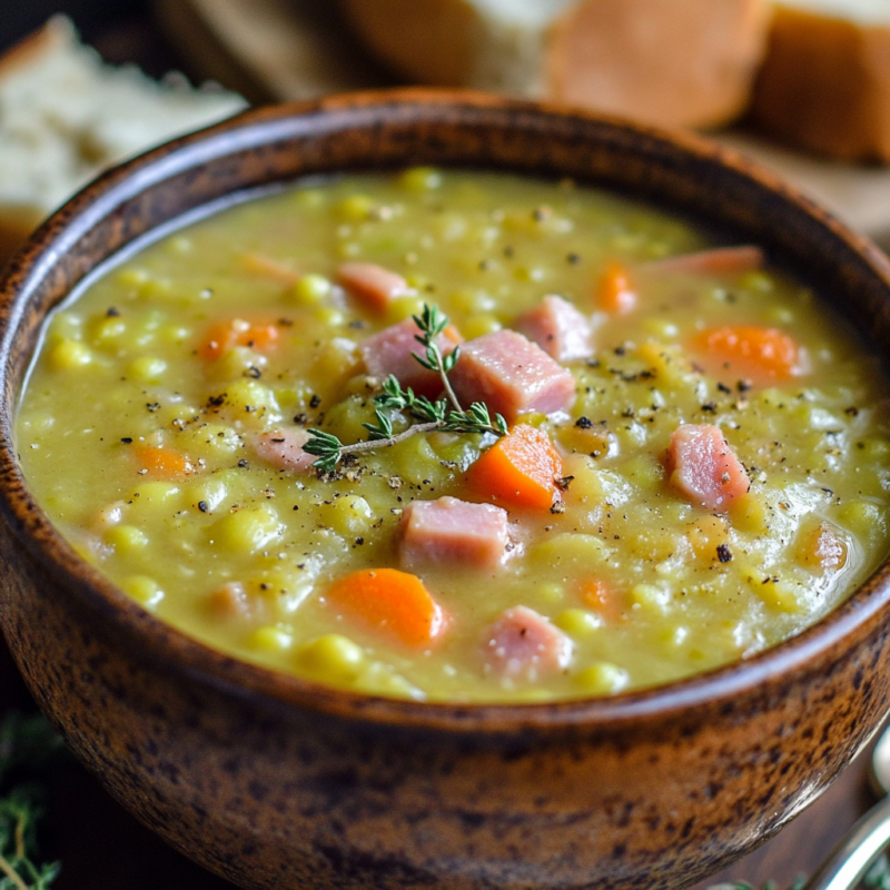 Slow Cooker Split Pea Soup
