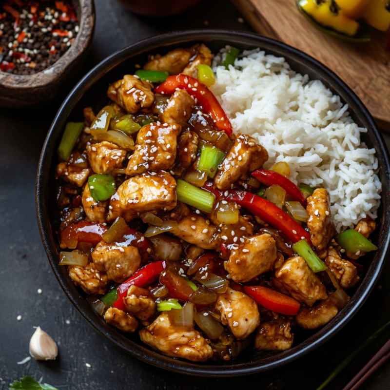 Szechuan Chicken Stir Fry