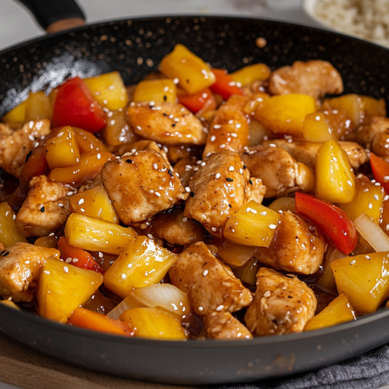 Teriyaki Pineapple Chicken Stir Fry