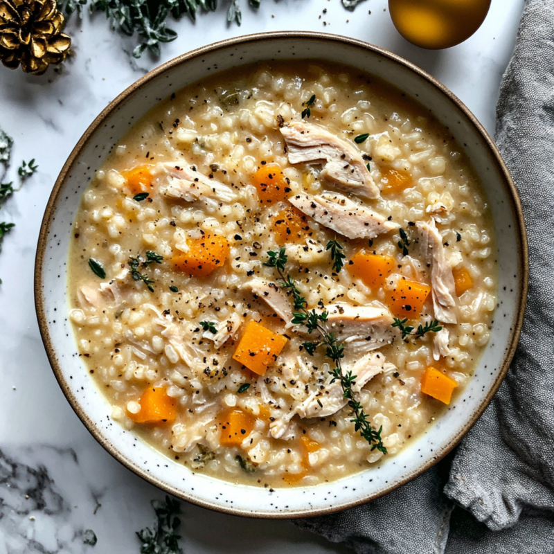 Turkey and Butternut Squash Risotto