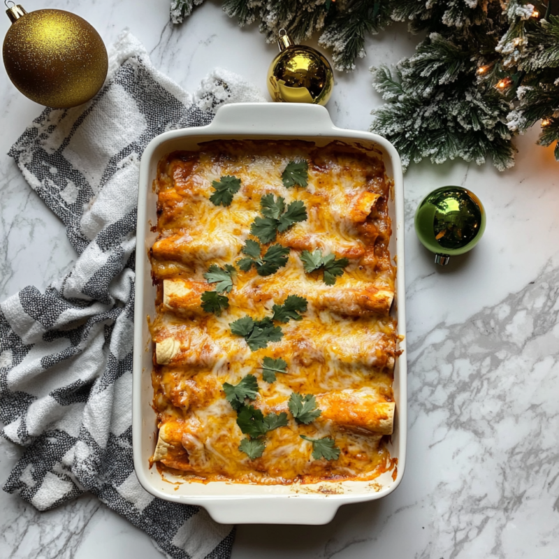 Turkey and Sweet Potato Enchiladas