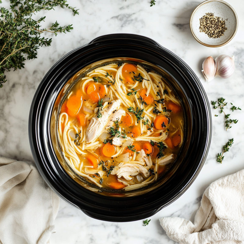 Chicken Noodle Soup Crockpot