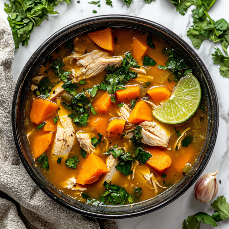 Chicken and Sweet Potato Soup