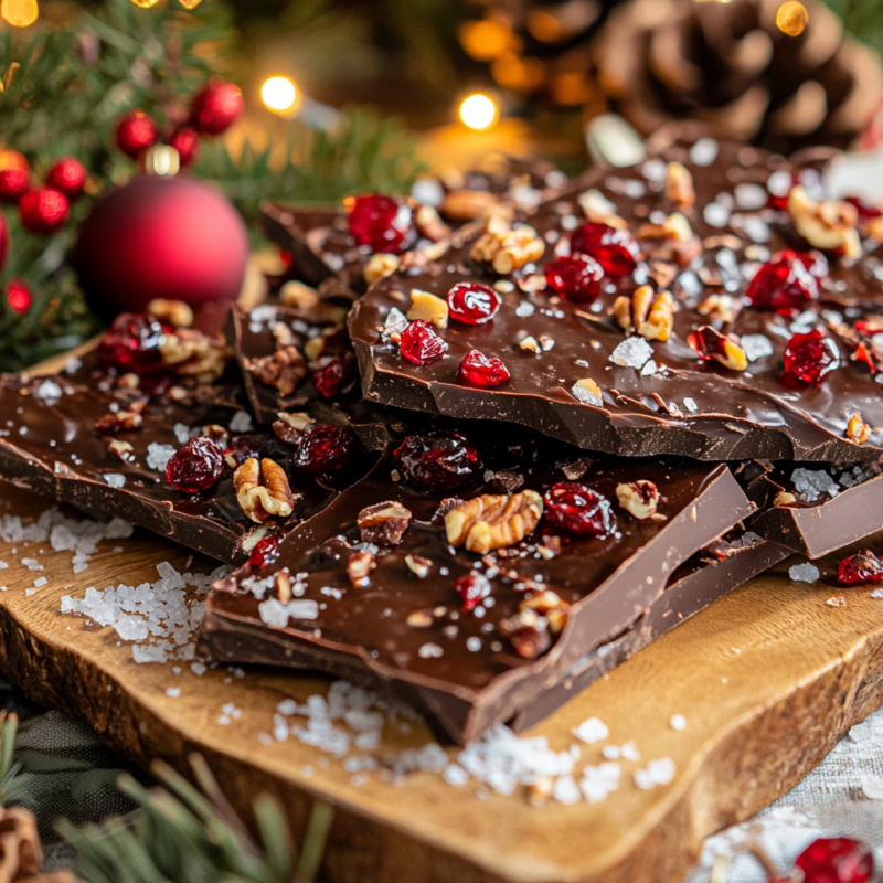 Chocolate Cherry Bark